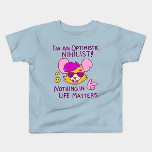 Optimistic Nihilist Hamster Kids T-Shirt